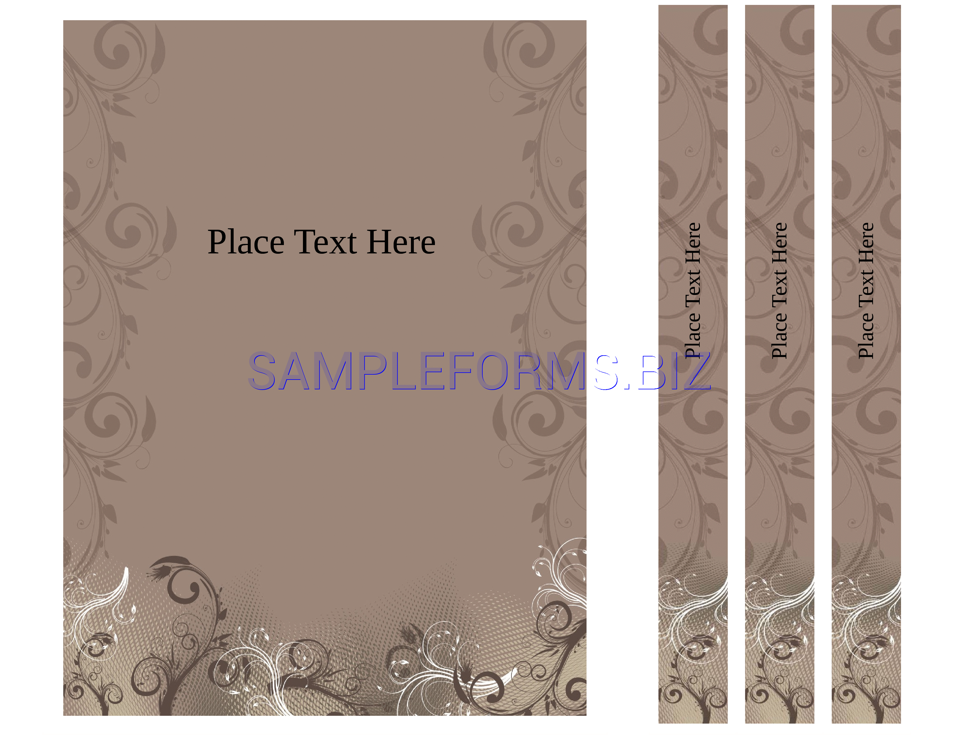 Preview free downloadable Binder Cover Templates 1 in PDF (page 1)